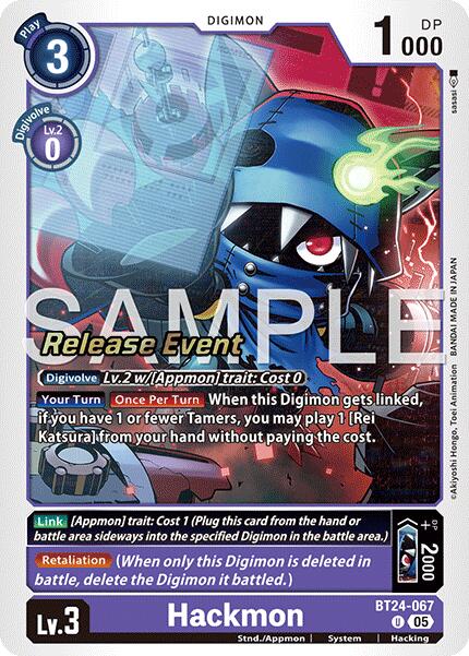 Hackmon [BT24-067] [Time Stranger Release Events Cards] | Devastation Store