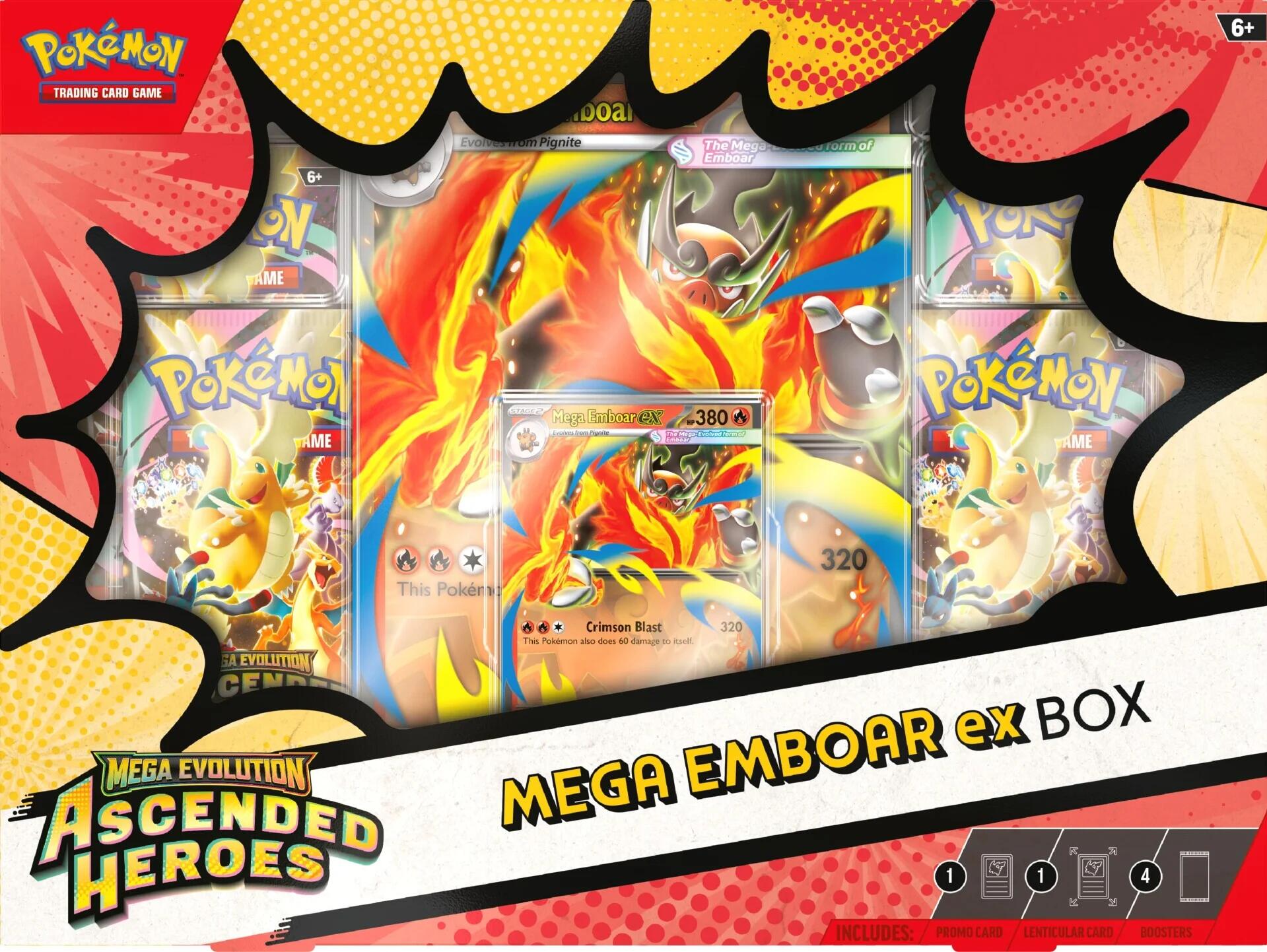 Pokemon Ascended Heroes Mega ex Box