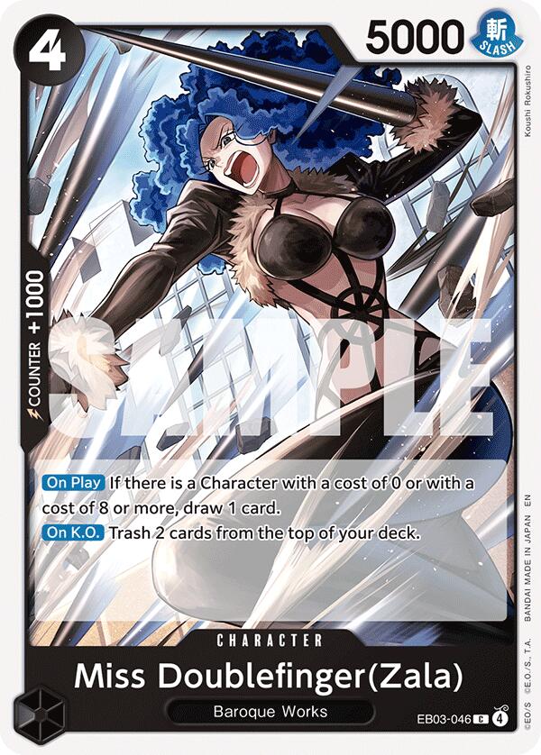 Miss Doublefinger(Zala) [Extra Booster: One Piece Heroines Edition] | Devastation Store