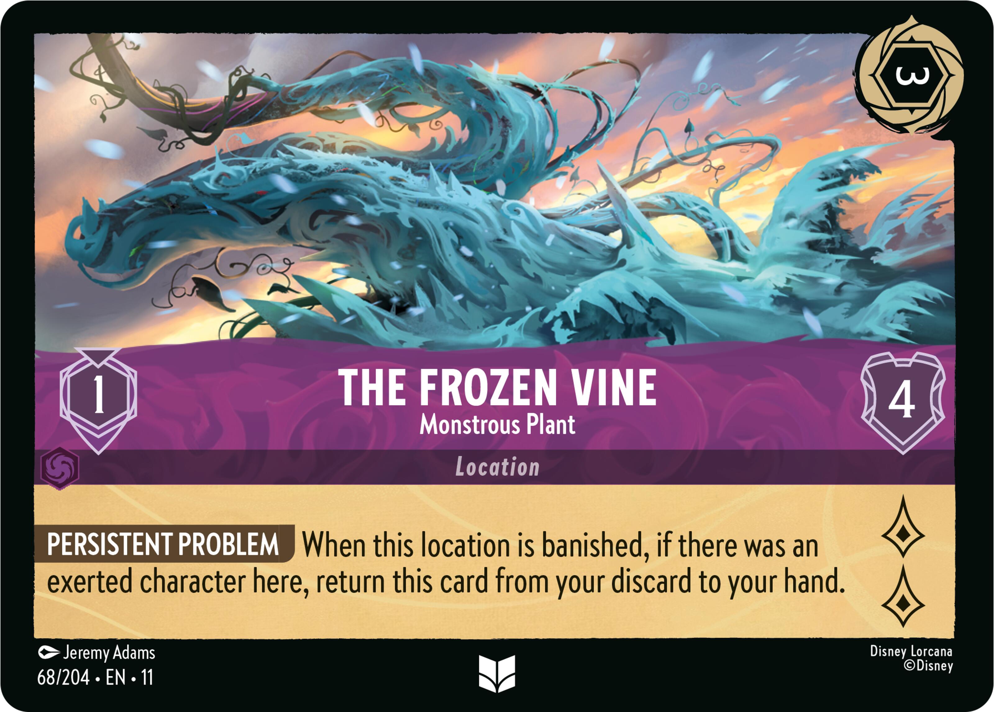 The Frozen Vine - Monstrous Plant (68/204) [Winterspell] | Devastation Store