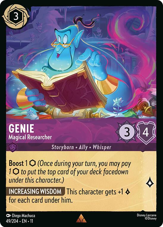 Genie - Magical Researcher (49/204) [Winterspell] | Devastation Store