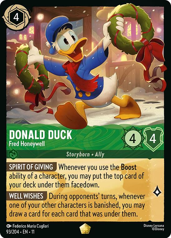 Donald Duck - Fred Honeywell (93/204) [Winterspell] | Devastation Store