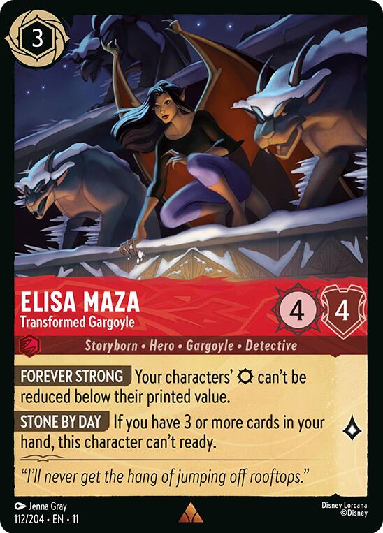 Elisa Maza - Transformed Gargoyle (112/204) [Winterspell] | Devastation Store