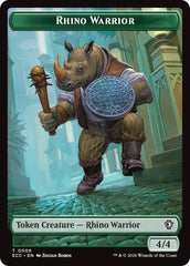 Rhino Warrior // Elemental (0010) Double-Sided Token [Lorwyn Eclipsed Tokens] | Devastation Store