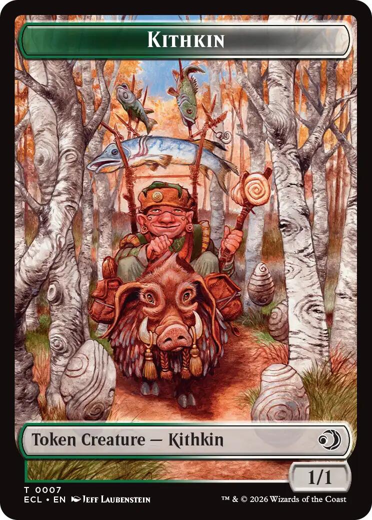 Kithkin // Treasure Double-Sided Token [Lorwyn Eclipsed Tokens] | Devastation Store