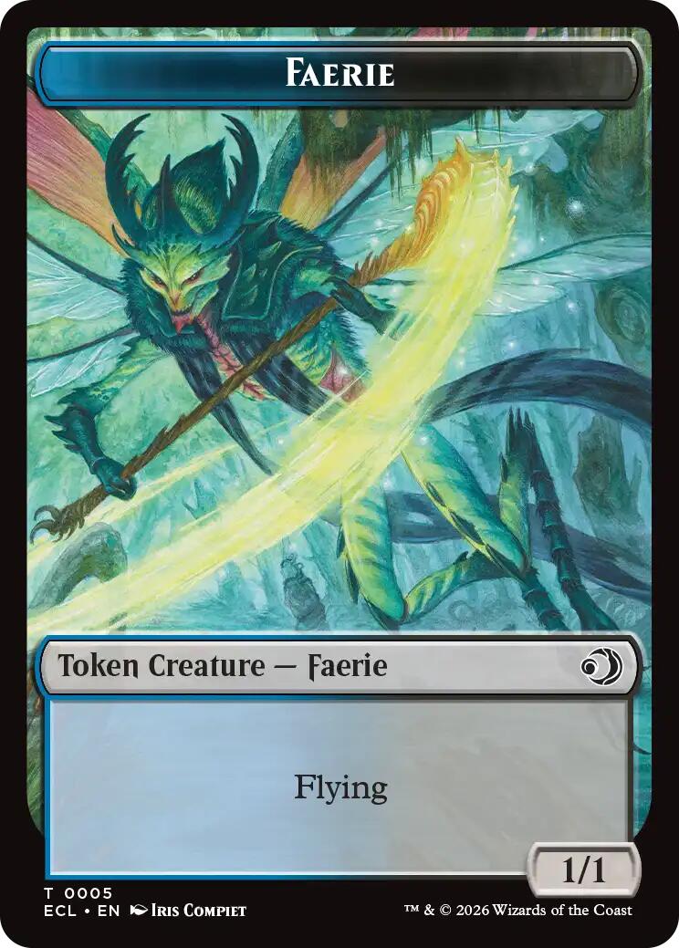 Faerie // Goblin Double-Sided Token [Lorwyn Eclipsed Tokens] | Devastation Store