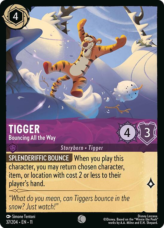 Tigger - Bouncing All the Way (37/204) [Winterspell] | Devastation Store