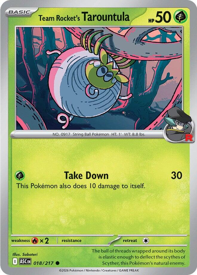 Team Rocket's Tarountula (018/217) [Mega Evolution: Ascended Heroes] | Devastation Store