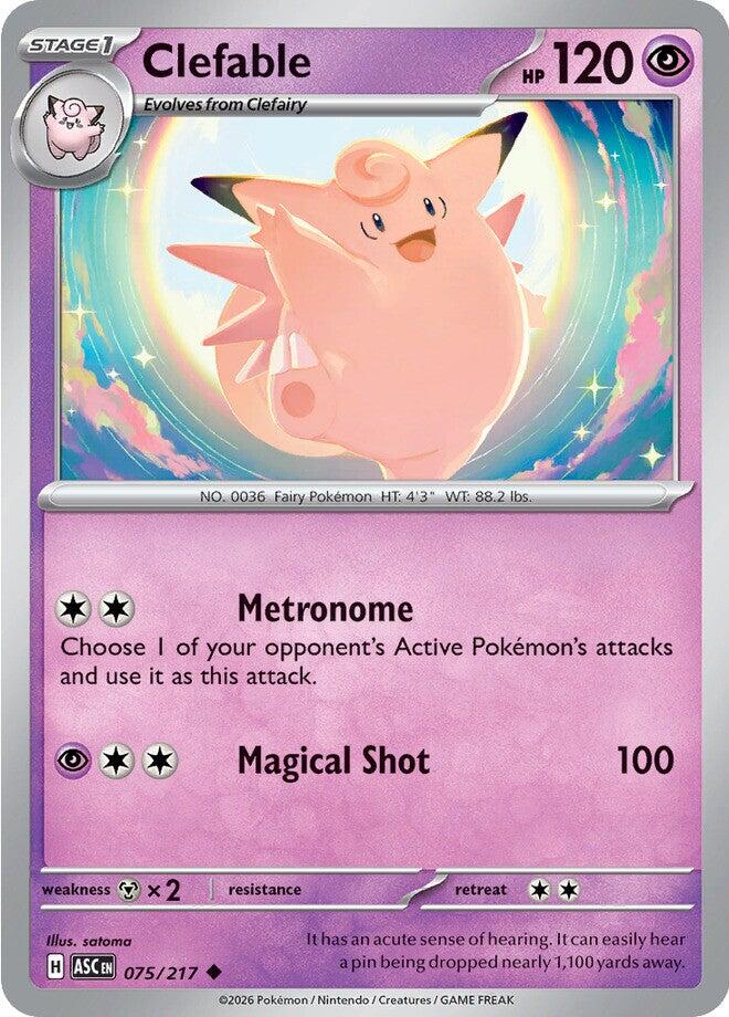Clefable (075/217) [Mega Evolution: Ascended Heroes] | Devastation Store