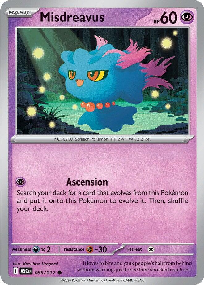 Misdreavus (085/217) [Mega Evolution: Ascended Heroes] | Devastation Store