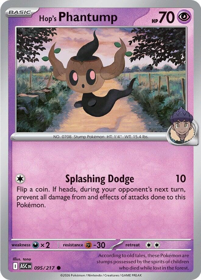 Hop's Phantump (095/217) [Mega Evolution: Ascended Heroes] | Devastation Store