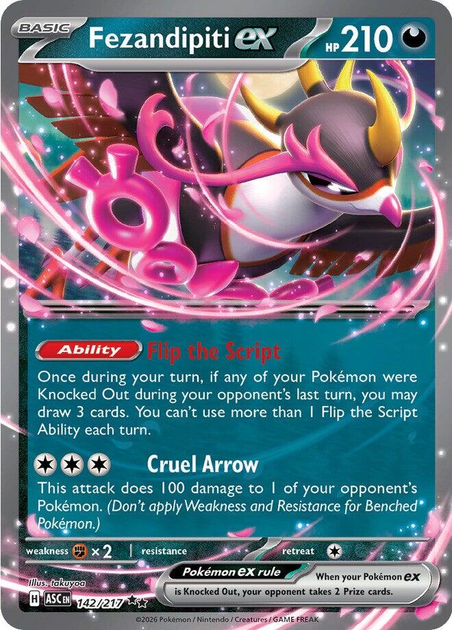 Fezandipiti ex (142/217) [Mega Evolution: Ascended Heroes] | Devastation Store