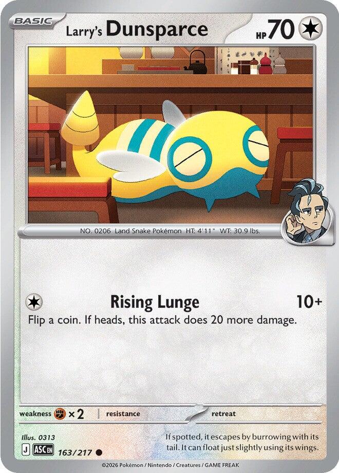 Larry's Dunsparce (163/217) [Mega Evolution: Ascended Heroes] | Devastation Store