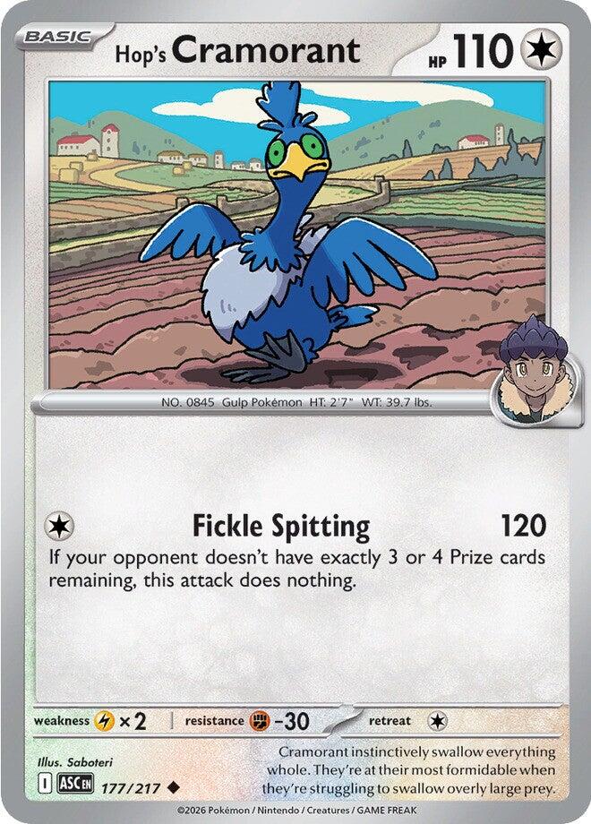 Hop's Cramorant (177/217) [Mega Evolution: Ascended Heroes] | Devastation Store