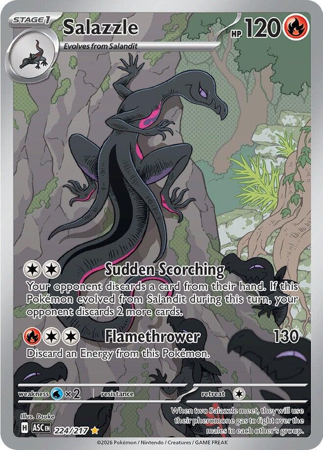 Salazzle (224/217) [Mega Evolution: Ascended Heroes] | Devastation Store
