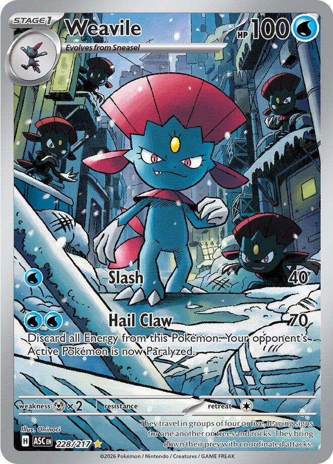 Weavile (228/217) [Mega Evolution: Ascended Heroes] | Devastation Store