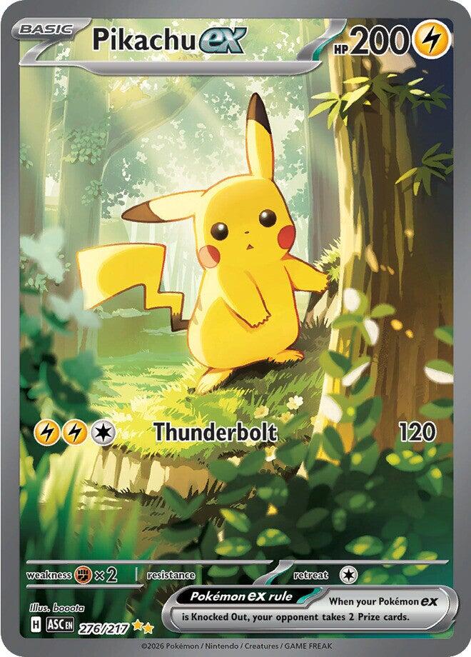 Pikachu ex (276/217) [Mega Evolution: Ascended Heroes] | Devastation Store