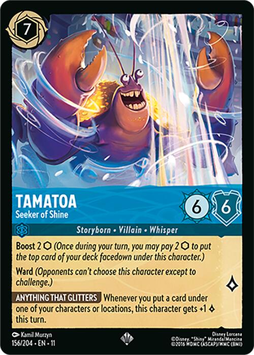 Tamatoa - Seeker of Shine (156/204) [Winterspell] | Devastation Store