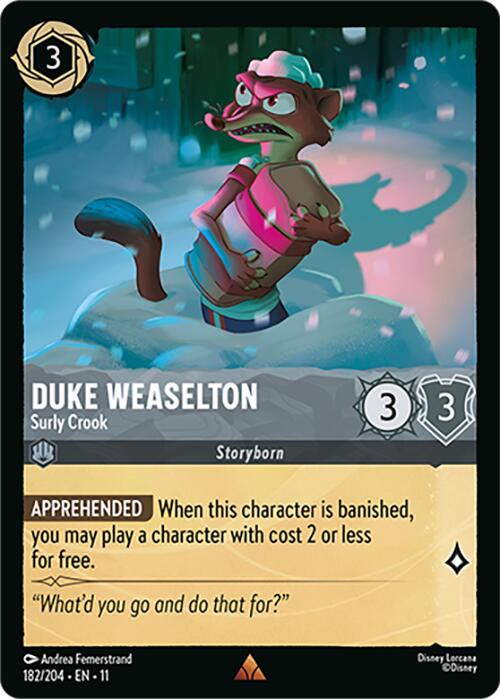 Duke Weaselton - Surly Crook (182/204) [Winterspell] | Devastation Store