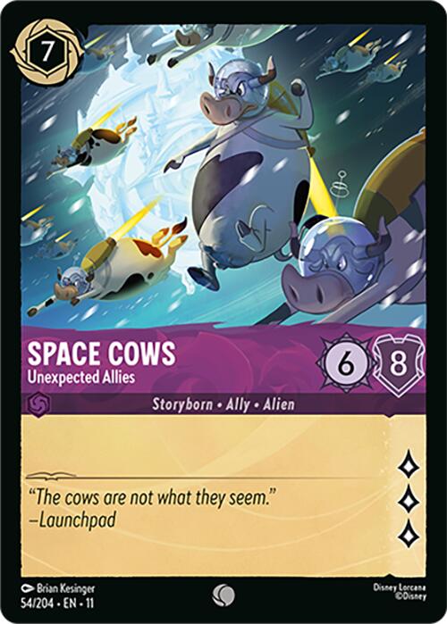 Space Cows - Unexpected Allies (54/204) [Winterspell] | Devastation Store