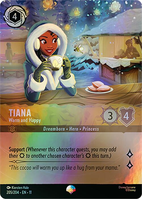 Tiana - Warm and Happy (Epic) (205/204) [Winterspell] | Devastation Store