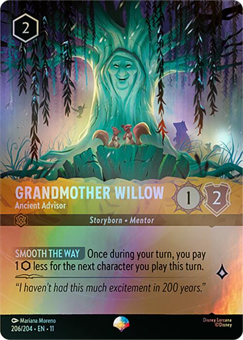 Grandmother Willow - Ancient Advisor (Epic) (206/204) [Winterspell] | Devastation Store