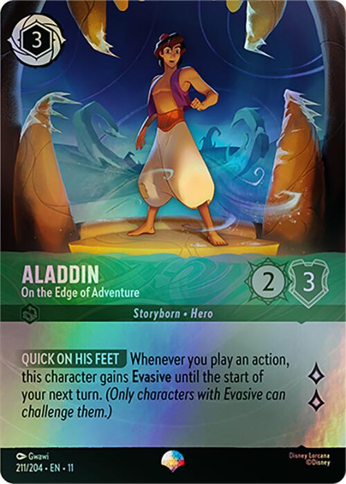 Aladdin - On the Edge of Adventure (Epic) (211/204) [Winterspell] | Devastation Store