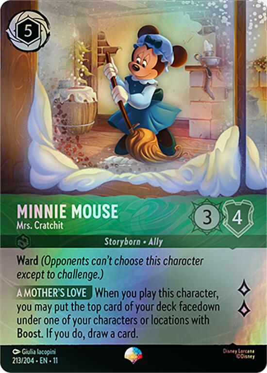 Minnie Mouse - Mrs. Cratchit (Epic) (213/204) [Winterspell] | Devastation Store