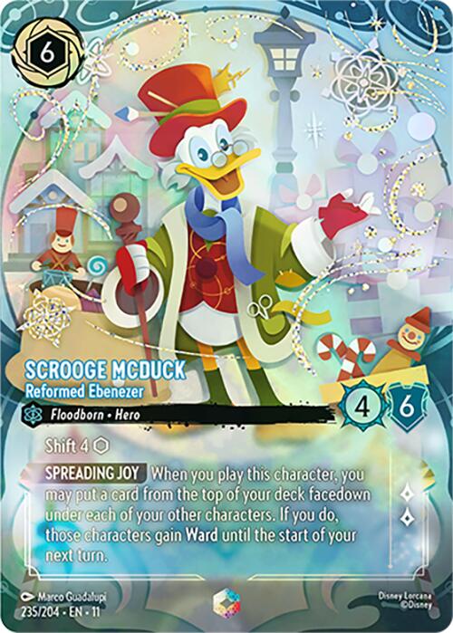 Scrooge McDuck - Reformed Ebenezer (Enchanted) (235/204) [Winterspell] | Devastation Store