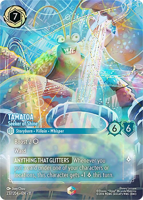 Tamatoa - Seeker of Shine (Enchanted) (237/204) [Winterspell] | Devastation Store