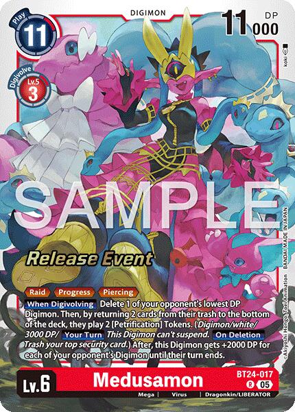 Medusamon [BT24-017] [Time Stranger Release Events Cards] | Devastation Store