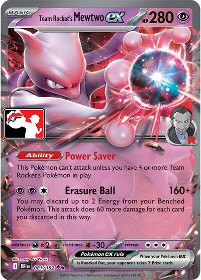 Team Rocket's Mewtwo ex (079/217) [Prize Pack Series Eight] | Devastation Store