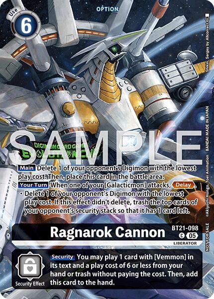 Ragnarok Cannon [BT21-098] (Evolution Cup 2026 Vol. 1 Top 4) [World Convergence] | Devastation Store