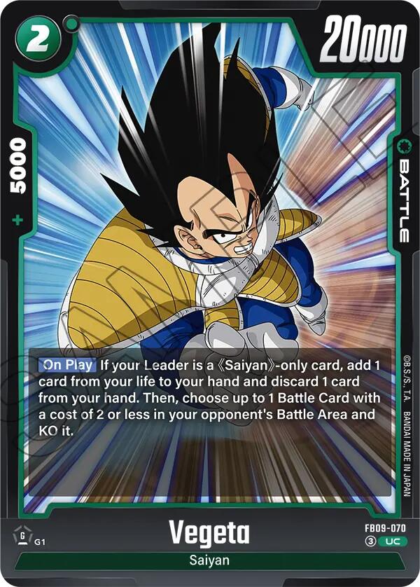 Vegeta (FB09-070) [Dual Evolution] | Devastation Store