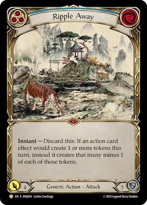 Ripple Away (Blue) (Gold) [ANQ014] (Compendium of Rathe - Antiquity Pack) - Devastation Store | Devastation Store