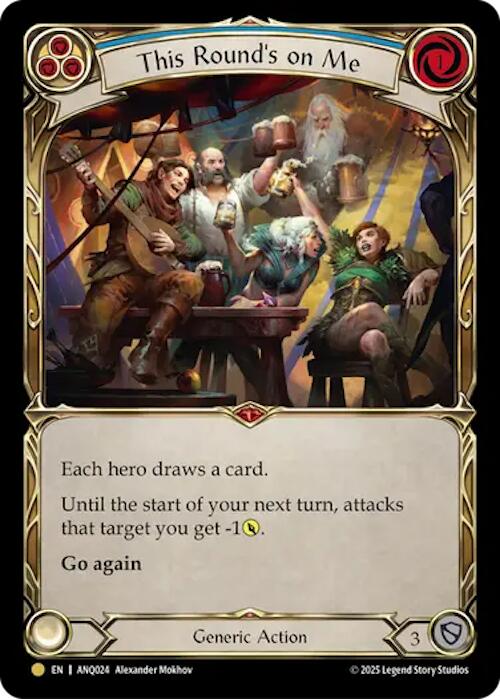 This Rounds On Me (Blue) (Gold) [ANQ024] (Compendium of Rathe - Antiquity Pack) - Devastation Store | Devastation Store