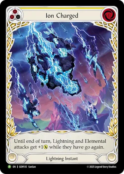 Ion Charged [GEM135] (GEM Pack 4)  Rainbow Foil - Devastation Store | Devastation Store