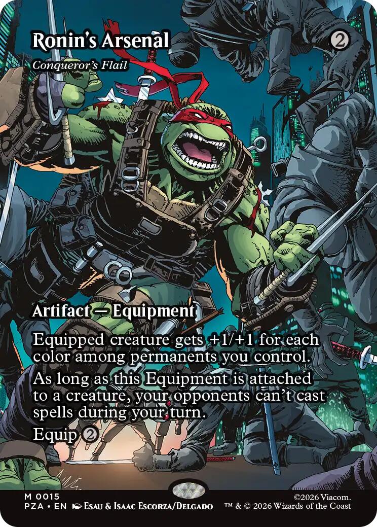 Ronin's Arsenal - Conqueror's Flail (Borderless) [Teenage Mutant Ninja Turtles Eternal-Legal] | Devastation Store