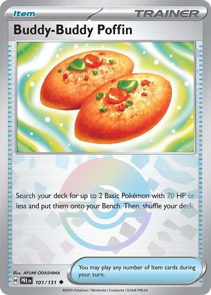Buddy-Buddy Poffin (101/131) (Poke Ball Pattern) [Scarlet & Violet: Prismatic Evolutions] | Devastation Store