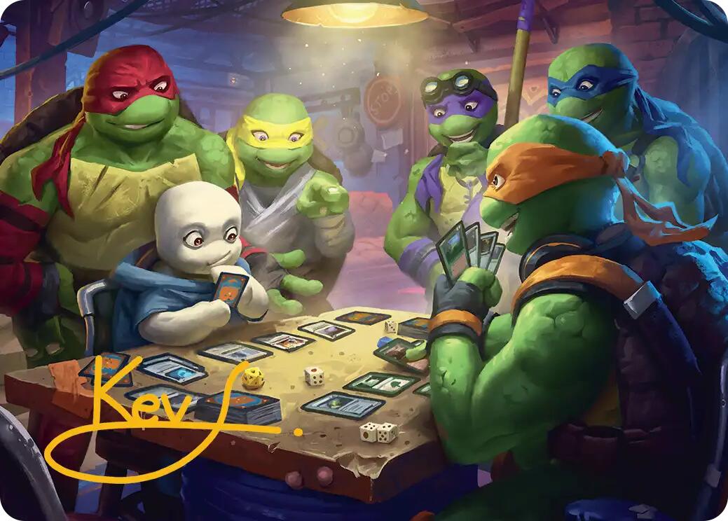 Lessons from Life Art Card (Gold-Stamped Signature) [Teenage Mutant Ninja Turtles Art Series] | Devastation Store