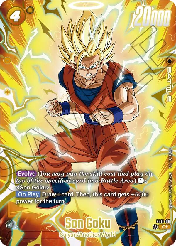 Son Goku (FS11-06) (Gold) [Starter Deck EX: The Phase of Evolution] | Devastation Store