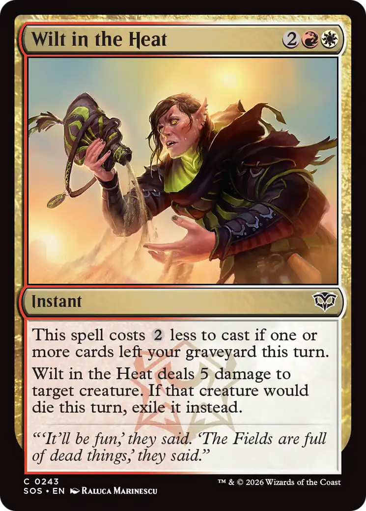 Wilt in the Heat [Secrets of Strixhaven] | Devastation Store