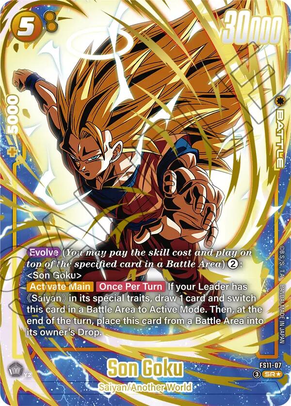 Son Goku (FS11-07) (Gold) [Starter Deck EX: The Phase of Evolution] | Devastation Store
