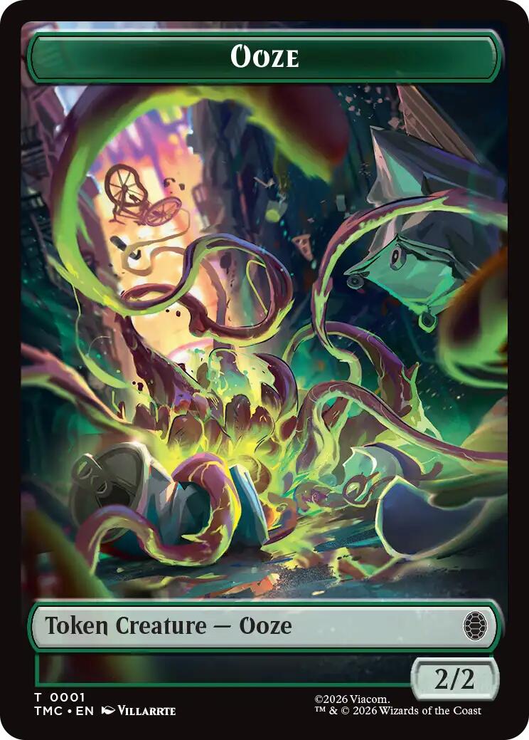 Ooze // Copy Double-Sided Token [Teenage Mutant Ninja Turtles Commander Tokens] | Devastation Store