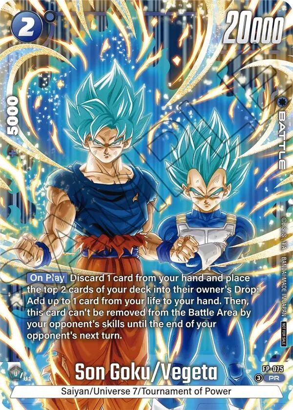 Son Goku/Vegeta (2nd Anniversary Pack) [Fusion World Promotion Cards] | Devastation Store