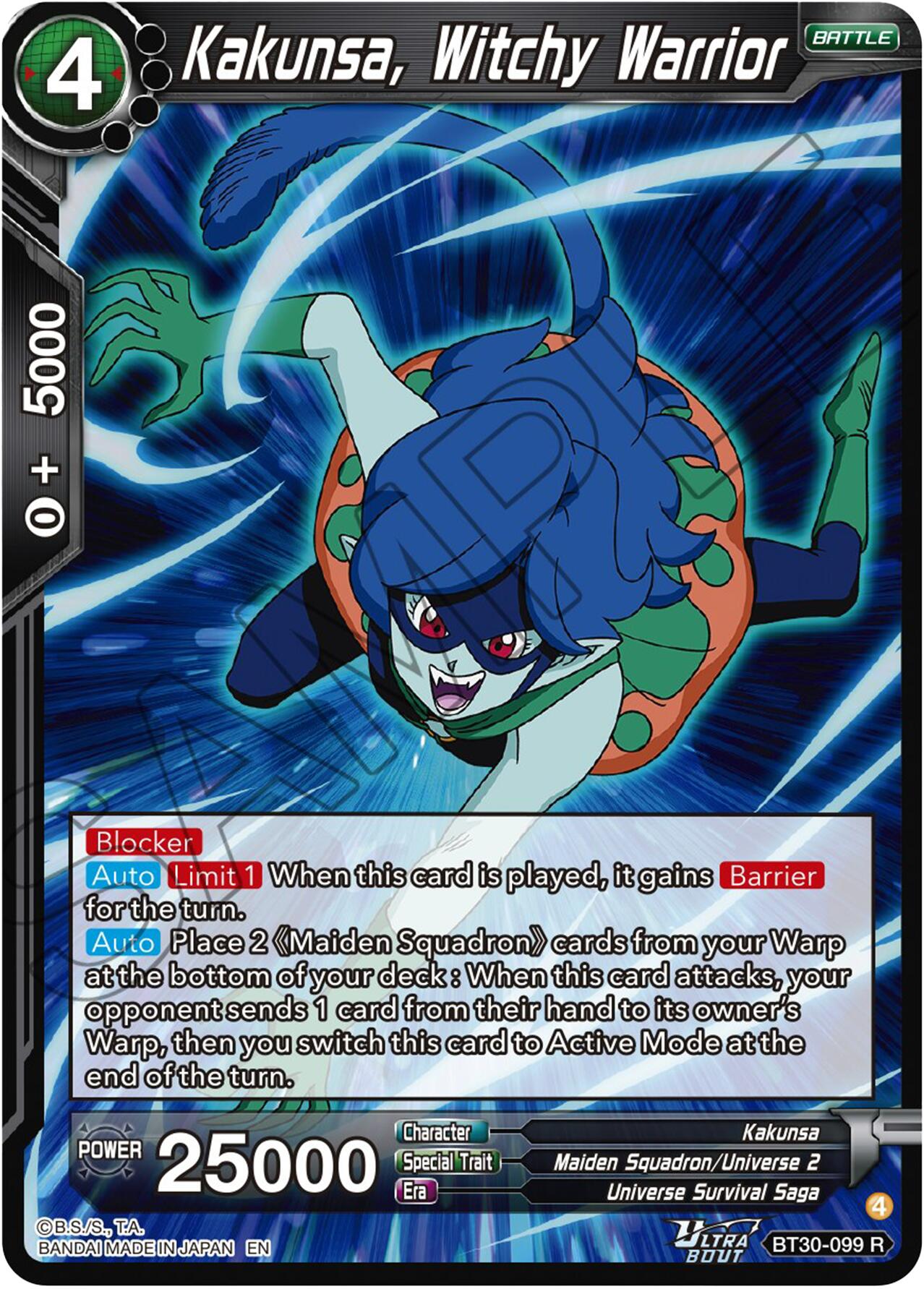 Kakunsa, Witchy Warrior (BT30-099) [Three Glorious Fighters] | Devastation Store