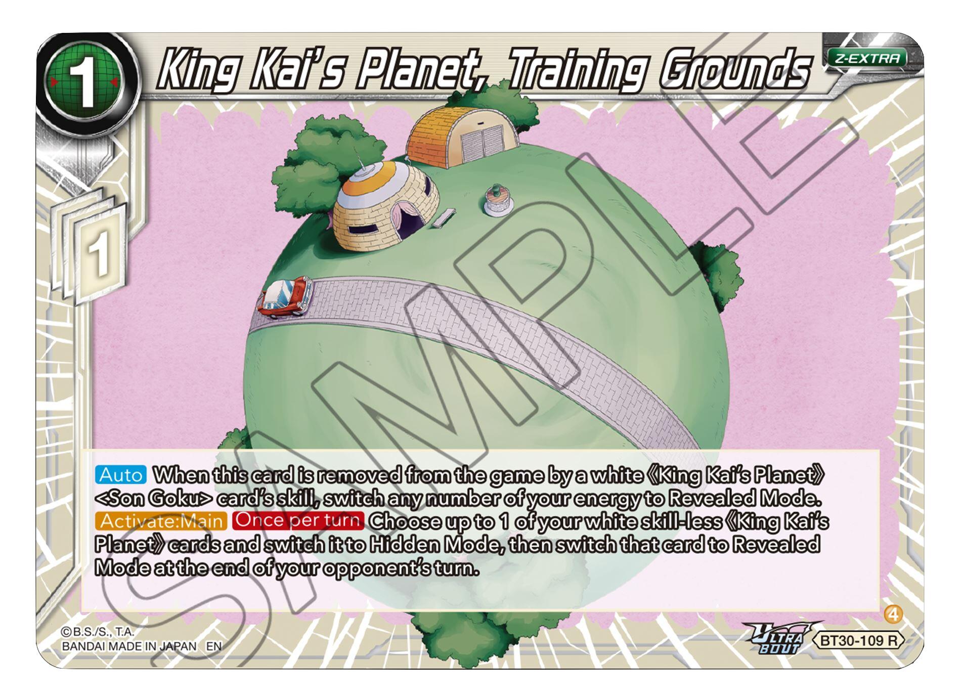 King Kai's Planet, Training Grounds (BT30-109) [Three Glorious Fighters] | Devastation Store