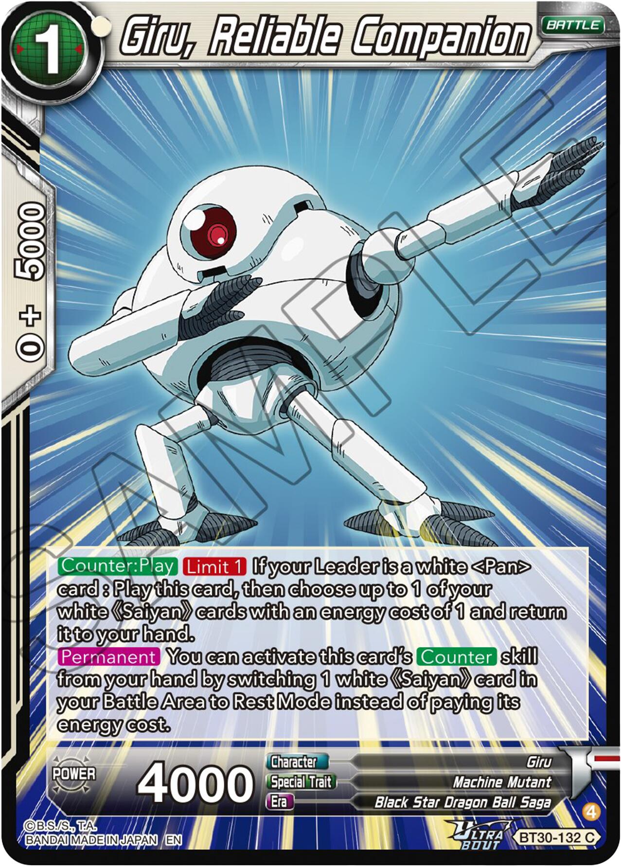 Giru, Reliable Companion (BT30-132) [Three Glorious Fighters] | Devastation Store
