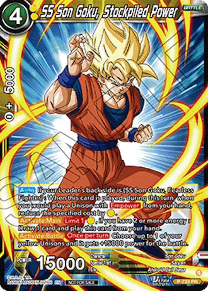 SS Son Goku, Stockpiled Power (Ultra-Bout Series Tournament Pack Vol.2) (P-733) [Tournament Promotion Cards] | Devastation Store