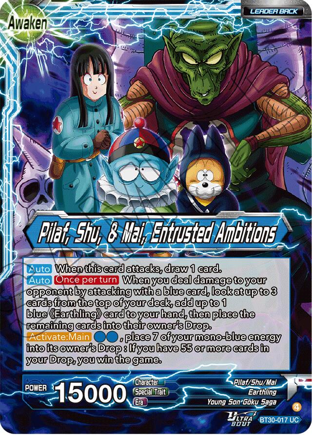 Pilaf, Shu, & Mai // Pilaf, Shu, & Mai, Entrusted Ambitions (BT30-017) [Three Glorious Fighters] | Devastation Store